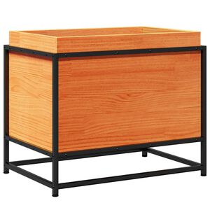 vidaXL Hageplantekasse voksbrun 60x40x50 cm heltre furu