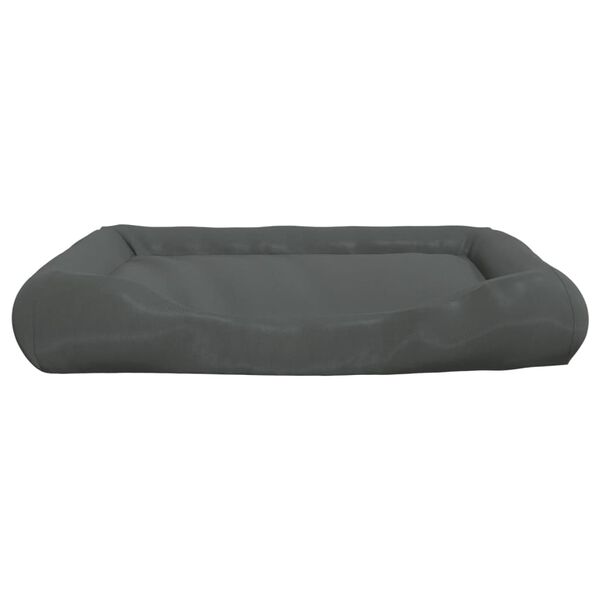 vidaXL Hundesofa med puter m&oslash;rkegr&aring; 115x100x20 cm oxford-stoff