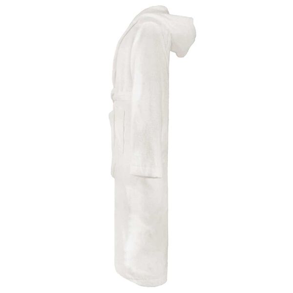 vidaXL Badekåpe KINN Hvit S Bomull