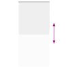 vidaXL Rullegardin lystette 105x210 cm stoff bredde 100,7 cm polyester