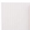 vidaXL Hage Hegning Hvit 150 x 500 cm PVC