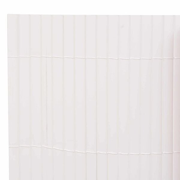 vidaXL Hage Hegning Hvit 150 x 500 cm PVC