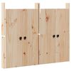 vidaXL Kj&oslash;kkend&oslash;r MEPPEL 2 pcs Krem 50 x 9 x 82 cm Massivt furutre