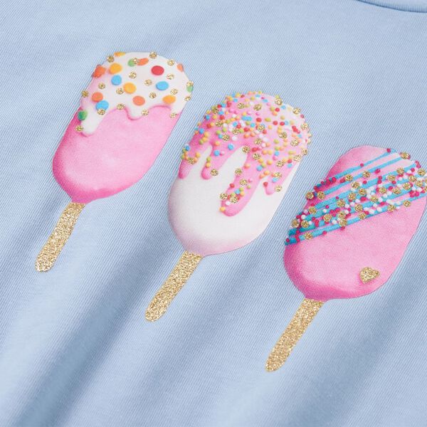 T-skjorte for barn blå 92