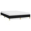 vidaXL Sengeramme uten madrass svart 135x190 cm Double stoff