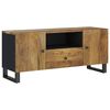vidaXL TV-benk 105x33,5x46 cm heltre mango og konstruert tre