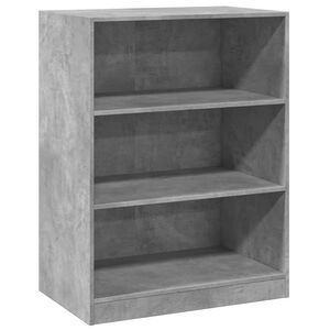 vidaXL Garderobe betonggr&aring; 77x48x102 cm konstruert tre