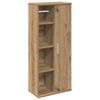 vidaXL Baderomsskap med rulleholder artisan eik 39x22x90 cm
