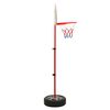 vidaXL Basketballsett for barn justerbart 120 cm