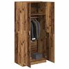 vidaXL Garderobe gammelt tre 90x52x200 cm konstruert tre