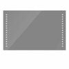 vidaXL Veggspeil med LED-lys 100 x 60 cm (L x H)