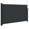 vidaXL Uttrekkbar sidemarkise svart 117x300 cm