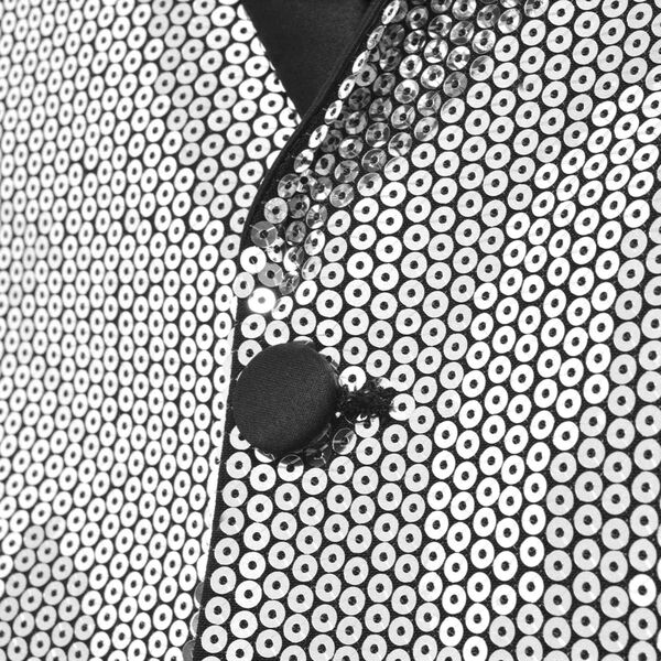 vidaXL Herre Blazer s&oslash;lv 48 Polyester