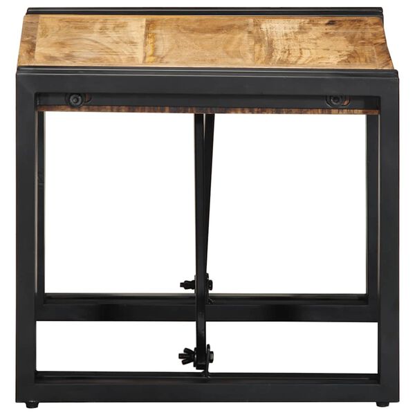 vidaXL Salongbord 40x40x35 cm grovt heltre mangotre