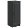 vidaXL Serviesskap Svart 33 x 34,5 x 87 cm Konstruert tre
