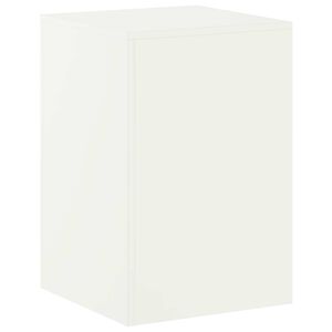 vidaXL Planteholder Hvit 40 x 40 x 60 cm St&aring;l