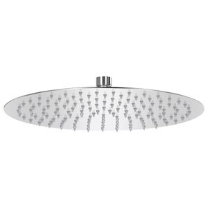 vidaXL Regndusjhode rustfritt st&aring;l 304 30 cm rund