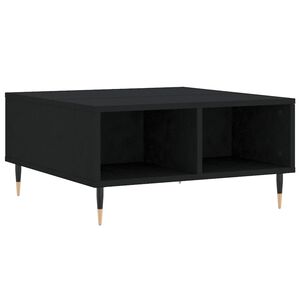 vidaXL Salongbord svart 60x60x30 cm konstruert tre