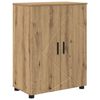 vidaXL Baderomsskap Artisan Eik 60 x 35 x 80 cm Konstruert tre, Metall