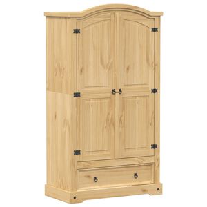 vidaXL Garderobe Corona 102x52x186 cm heltre furu