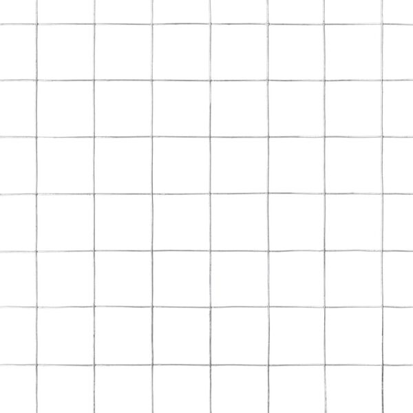 vidaXL Trådgjerde kylling galvanisert stål 10x0,5 m sølv