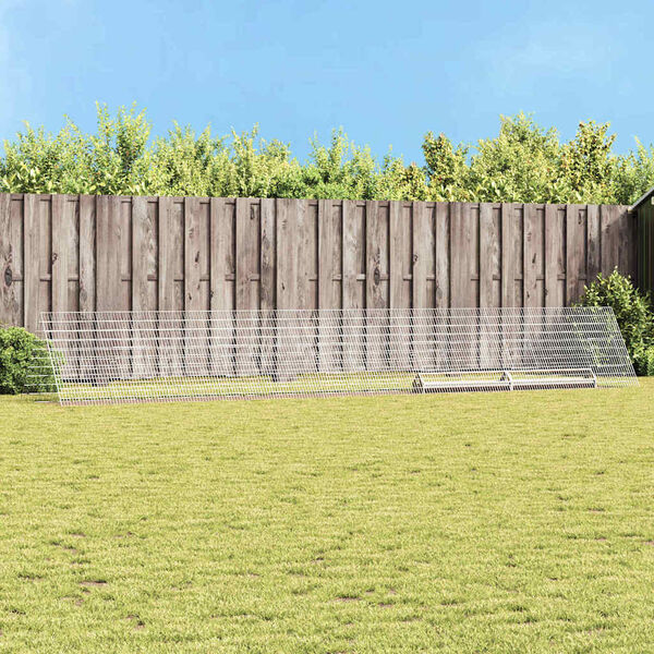 vidaXL H&oslash;nsebur s&oslash;lv 650 x 100 x 85 cm Galvanisert St&aring;l