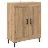 vidaXL Serviesskap Artisan Eik 69,5 x 34 x 90 cm Ingeni&oslash;rtre og jern