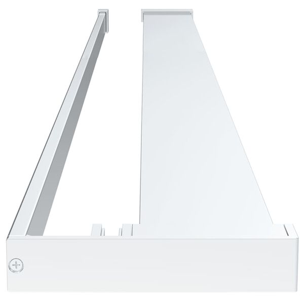 vidaXL Dusjhylle for dusjvegg krom 115 cm aluminium