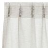 vidaXL Voile Gardin med gardiner 2 pcs Krem 140 x 140 cm Polyester