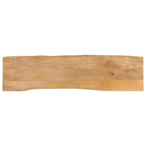 vidaXL Bordplate 160x40x2,5 cm naturlig kant heltre mango
