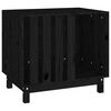 vidaXL Hundeseng honningbrun 70x50x62 cm heltre furu
