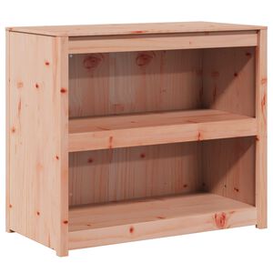 vidaXL Kj&oslash;kkenskap MEPPEL Brun Eik 106 x 55 x 92 cm Massiv furu