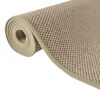 vidaXL Teppel&oslash;per sisal-utseende sand 80x400 cm