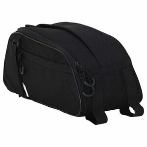 vidaXL Sykkelveske Svart 38 x 16 x 16 cm Polyester