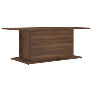 vidaXL Salongbord brun eik 102x55,5x40 cm konstruert tre