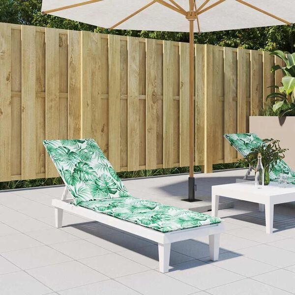 vidaXL Lenestolpute bladm&oslash;nster oxfordstoff