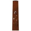 vidaXL Solenergi LED stibelys 2 pcs Corten St&aring;l Corten St&aring;l