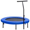 vidaXL Trim-trampoline med h&aring;ndtak og sikkerhetspute 122 cm