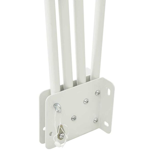 vidaXL Balkong privat skjerm M&oslash;rkegr&oslash;nn 160 x 160 cm Polyester