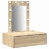 vidaXL Sminkebord Brun 60 x 40 x 70 cm Konstruert tre
