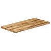vidaXL Bordplate naturlig kant 100x60x3,8 cm grovt heltre mangotre