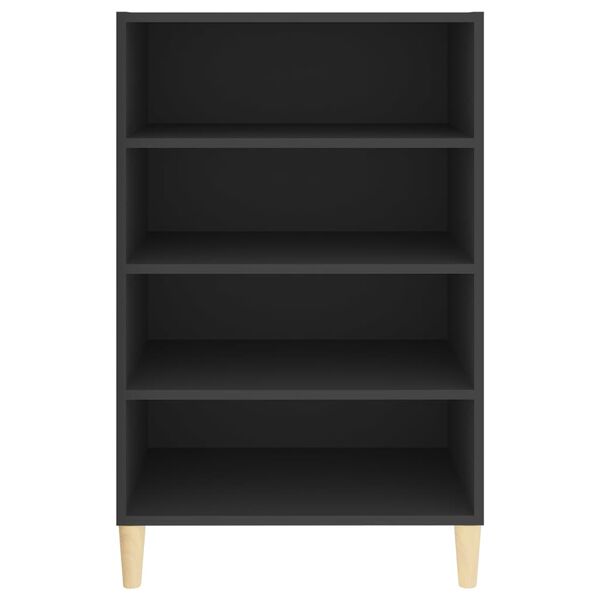 vidaXL Skjenk grå 57x35x90 cm konstruert tre