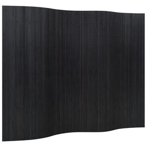 vidaXL Romdeler svart bredde 250 cm h&oslash;yde 165 cm bambus
