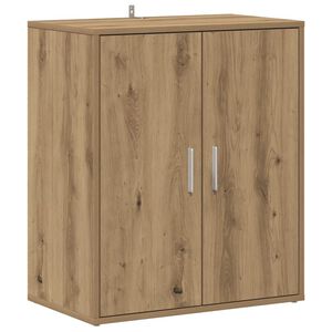 vidaXL Skoskap artisan eik 60x35x70 cm konstruert tre