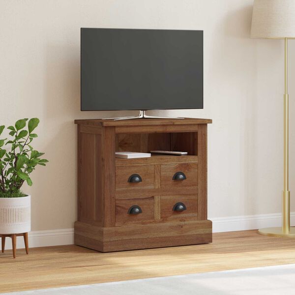 vidaXL Oppbevaringsskap Naturlig 60 x 30 x 60 cm Massivt Teaktre