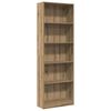 vidaXL Bokhylle kunstig eik 60x24x176 cm konstruert tre