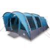 vidaXL Tunneltelt for camping 8 personer bl&aring; vanntett