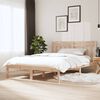 vidaXL Sengeramme heltre furu 140x190 cm