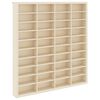 vidaXL Veggdokumentdisplay Veggmontert Beige 40 x 4,5 x 43 cm