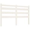 vidaXL Sengegavl hvit 186x4x100 cm heltre furu